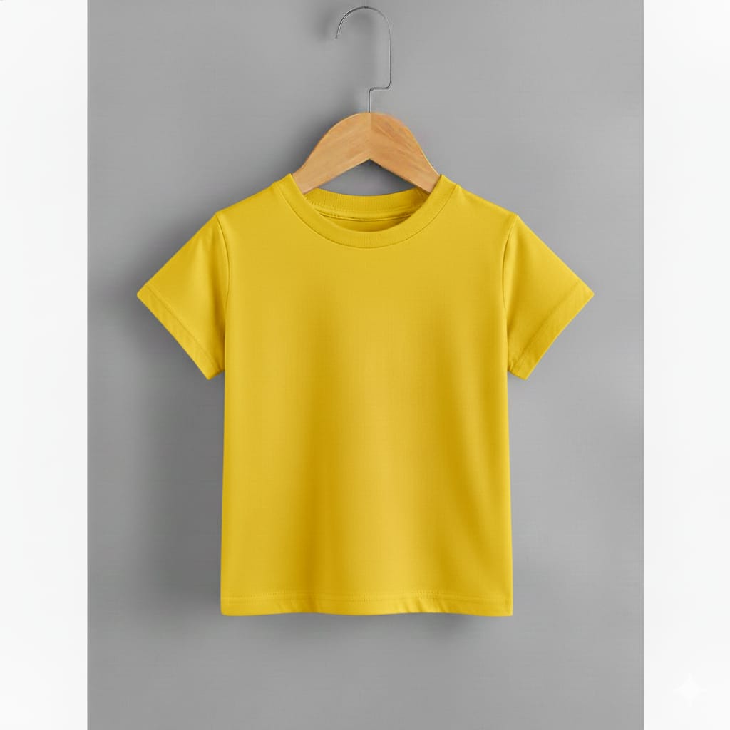Kids t shirt round neck