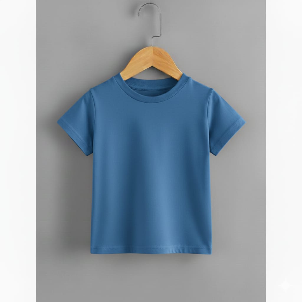 Kids t shirt round neck